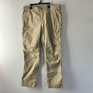 Men’s L. L. Bean Light Tan Riverton Pants Size 35X32.
